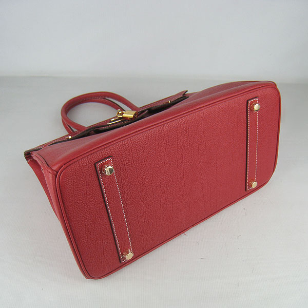 High Quality Fake Hermes Birkin 35CM Togo Leather Bag Red 6089